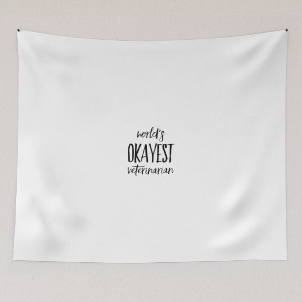Item preview, World's Okayest Veterinarian designed and sold by CJCTEES.