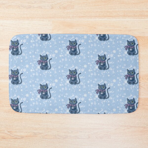 Item preview, Winter Black Cat designed and sold by Paw-Living.