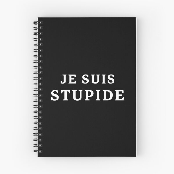 Aperçu de l'œuvre Je suis stupide créée et vendue par stuff-n-stuff.