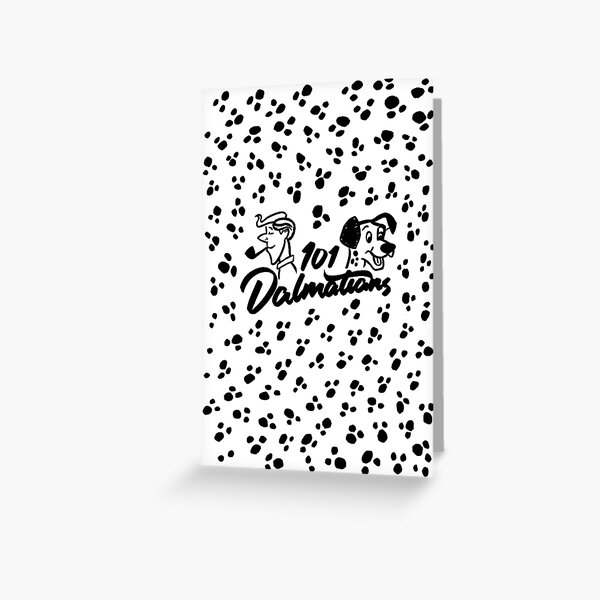 101 Dalmatians Greeting Card