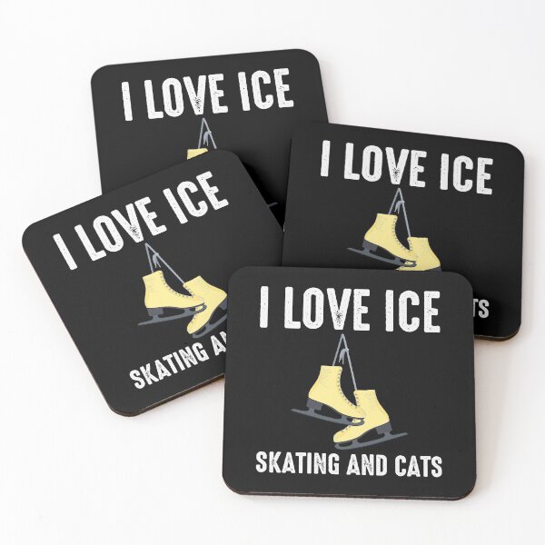 Item preview, Figure skating and cats designed and sold by ElBeDesigns.