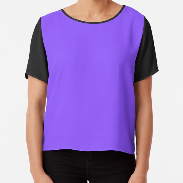 Purple Chiffon Top