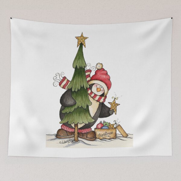 Item preview, Mrs. Claus Christmas tree Santa Claus , Christmas penguin Christmas tree with Christmas gifts transparent background PNG clipart designed and sold by Halalolo.