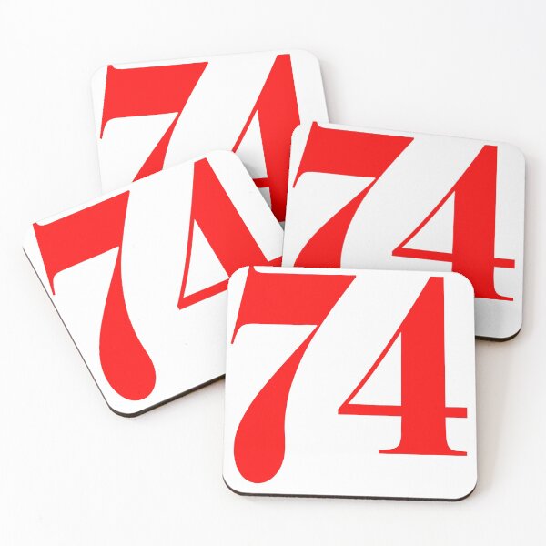 Item preview, NUMBER 74 RED designed and sold by solgel47.