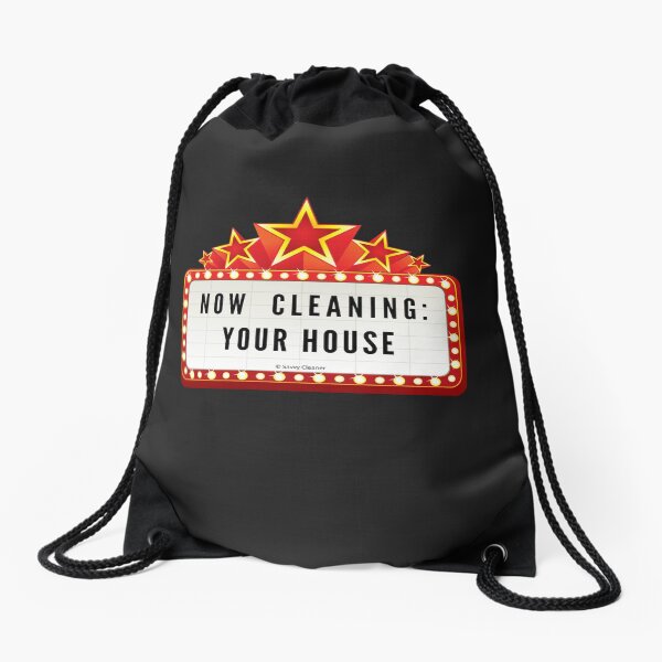 Item preview, Now Cleaning Your House Cleaning Crew Movie Marquee Fun designed and sold by SavvyCleaner.