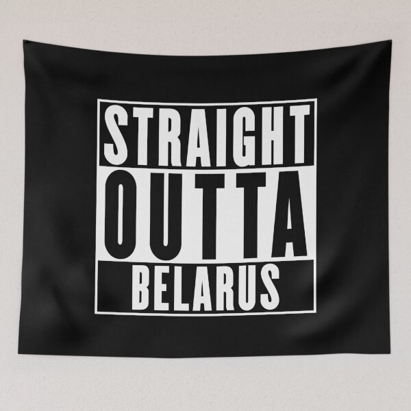 Item preview, Straight Outta Belarus designed and sold by RandomStuffShop.