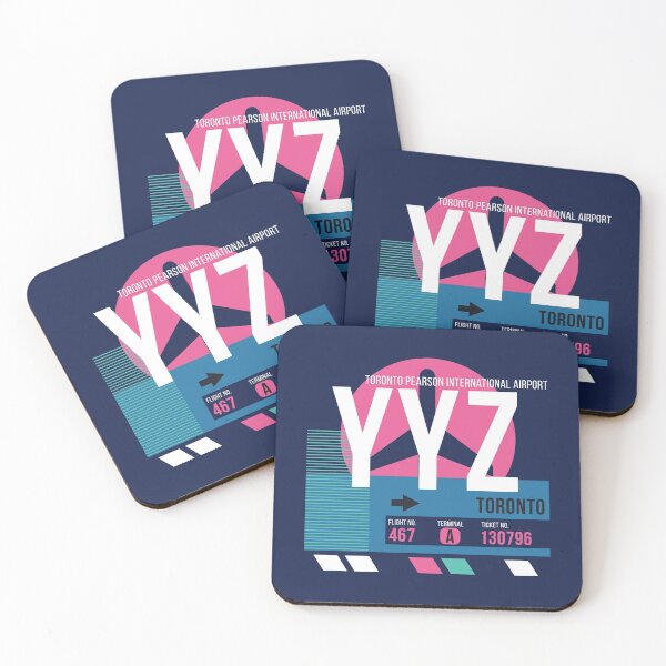Item preview, Toronto (YYZ) Airport Code Baggage Tag designed and sold by SLAG-Creative.