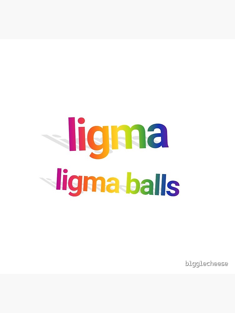 live laugh Ligma balls Sticker for Sale by SelloutCentral