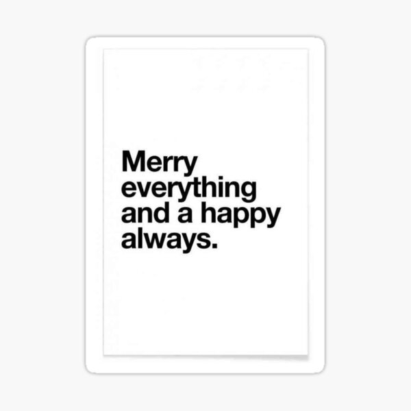 Happy holidays Sticker