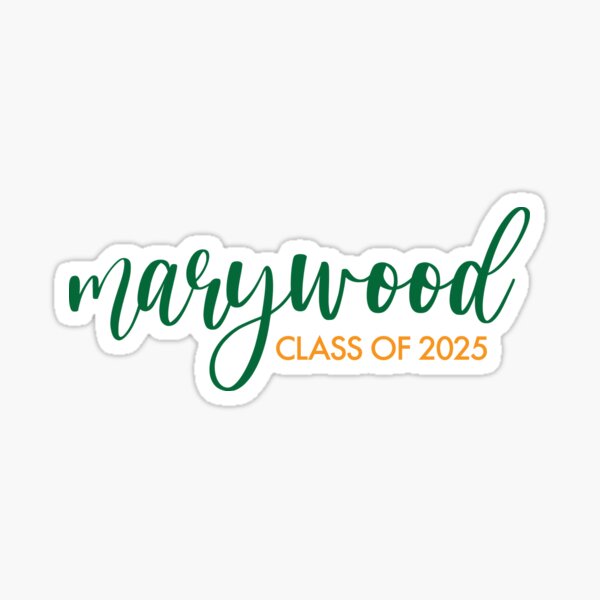 "marywood class of 2025" Sticker for Sale by saf0218 Redbubble