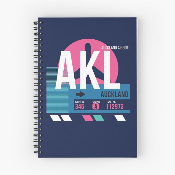 Item preview, Auckland (AKL) Airport Code Baggage Tag designed and sold by SLAG-Creative.