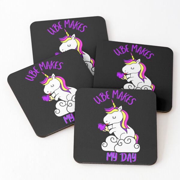 Item preview, Ube makes my day Purple Yam Foodie Filipino ice cream Unicorn lick  designed and sold by hempress.
