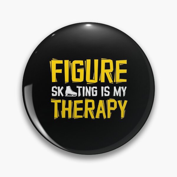 Item preview, Figure skating is my therapy designed and sold by ElBeDesigns.