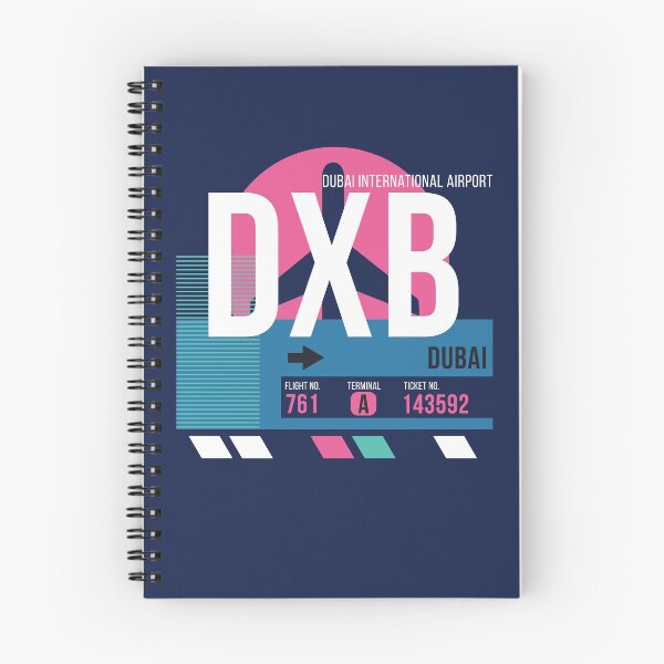 Item preview, Dubai (DBX) Airport Code Baggage Tag designed and sold by SLAG-Creative.
