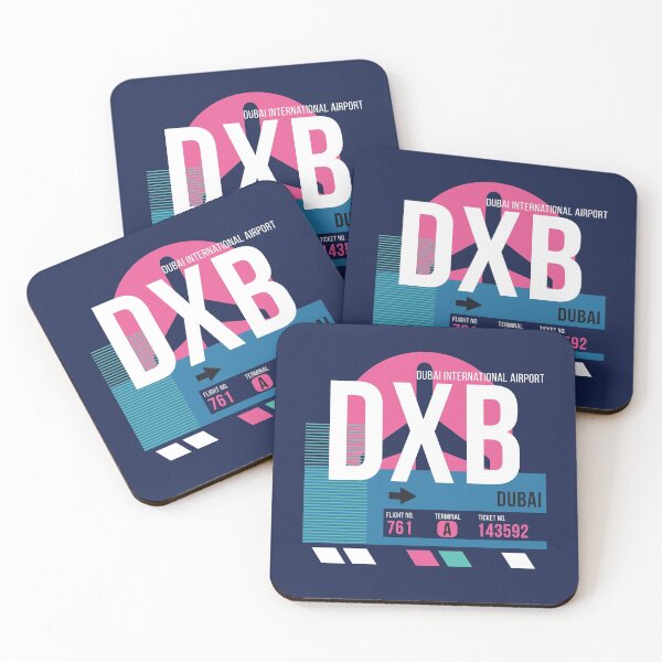 Item preview, Dubai (DBX) Airport Code Baggage Tag designed and sold by SLAG-Creative.