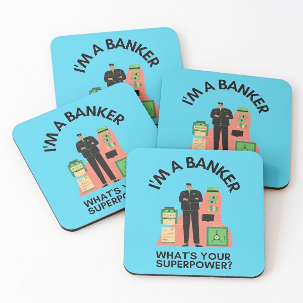 Item preview, I'm a Banker What's Your Superpower? designed and sold by Mamibo.