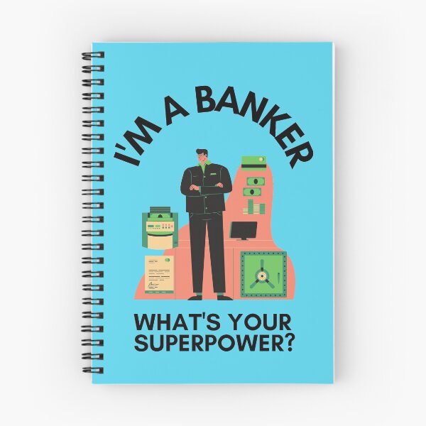 Item preview, I'm a Banker What's Your Superpower? designed and sold by Mamibo.