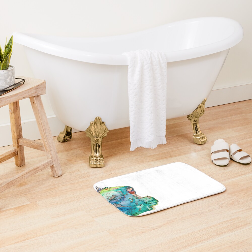 Item preview, Bath Mat designed and sold by Ruthely.