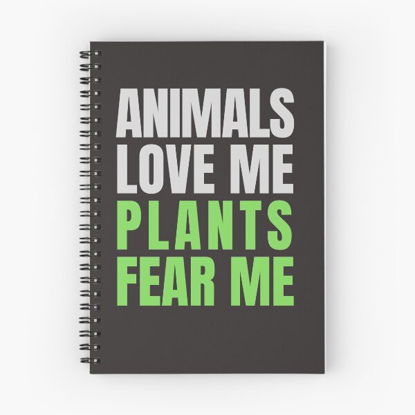 Item preview, Animals love me Plants fear me Vegan designed and sold by PlantDemia.