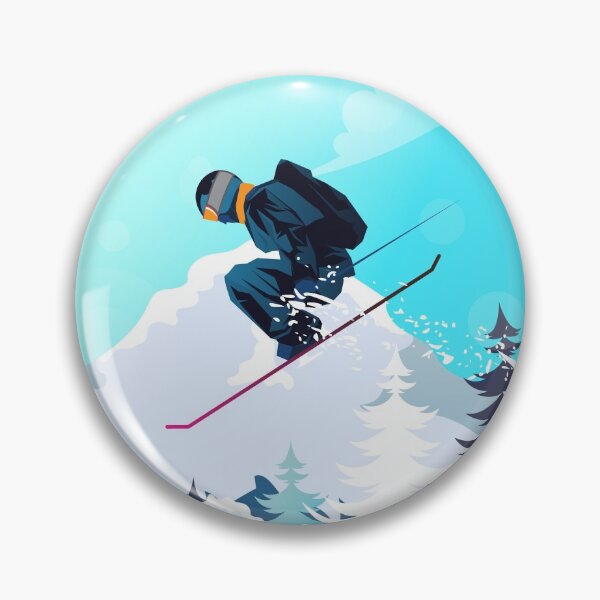 Item preview, Skiing The Empty Mountains designed and sold by trendmisfits.