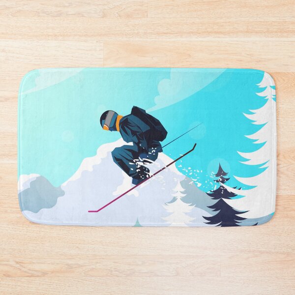 Item preview, Skiing The Empty Mountains designed and sold by trendmisfits.