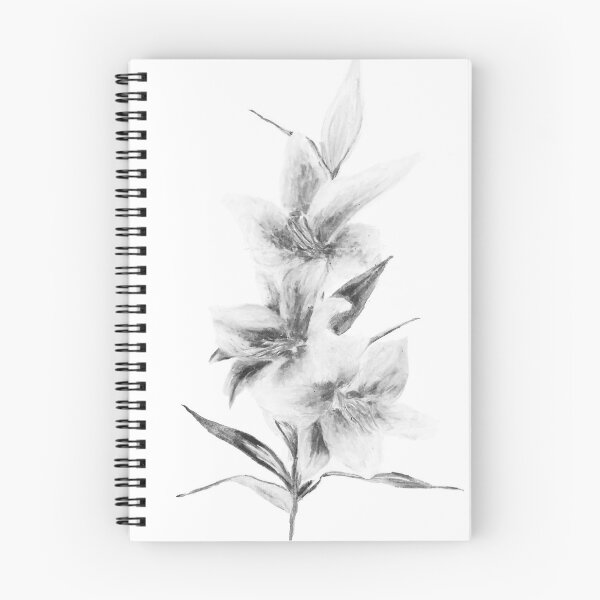 Artikelvorschau, Schwarzweiss-herrliche Blumen entworfen und verkauft von RoseateCo.