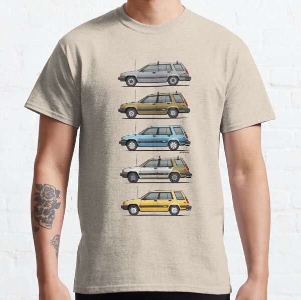 Stack Of Mark's Toyota Tercel Al25 Wagons Classic T-Shirt