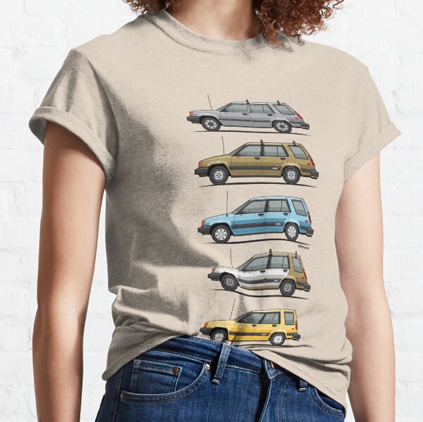 Stack Of Mark's Toyota Tercel Al25 Wagons Classic T-Shirt
