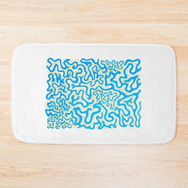 Item preview, Weird Blue Gold Squiggle Marker designed and sold by ciarakraken.