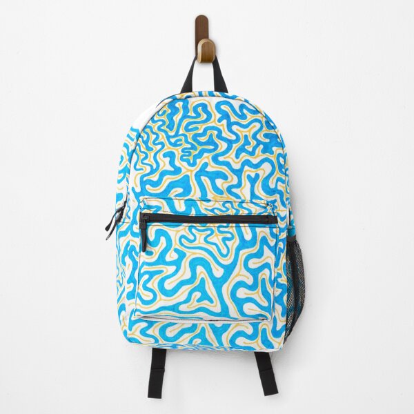 Item preview, Weird Blue Gold Squiggle Marker designed and sold by ciarakraken.