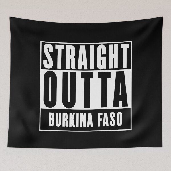Item preview, Straight Outta Burkina Faso designed and sold by RandomStuffShop.