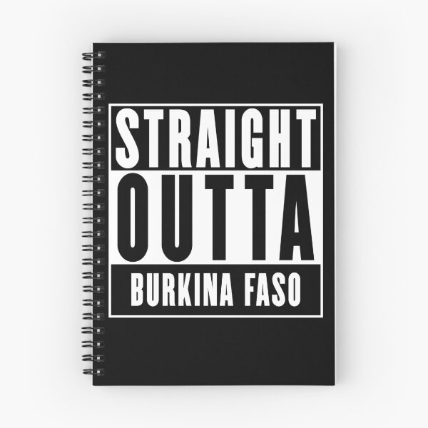 Item preview, Straight Outta Burkina Faso designed and sold by RandomStuffShop.