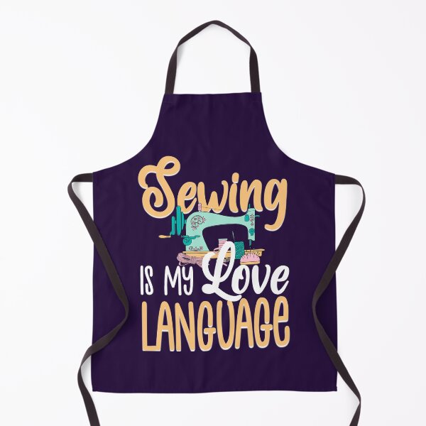 Item preview, Sewing is my Love Language with Pretty Sew Machine for Seamstress designed and sold by WOW TeesAndThings.