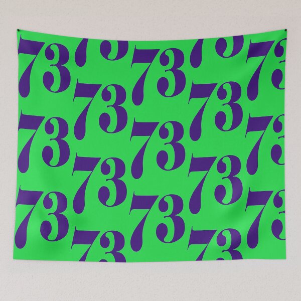 Item preview, NUMBER 73 IN BLUE designed and sold by solgel47.