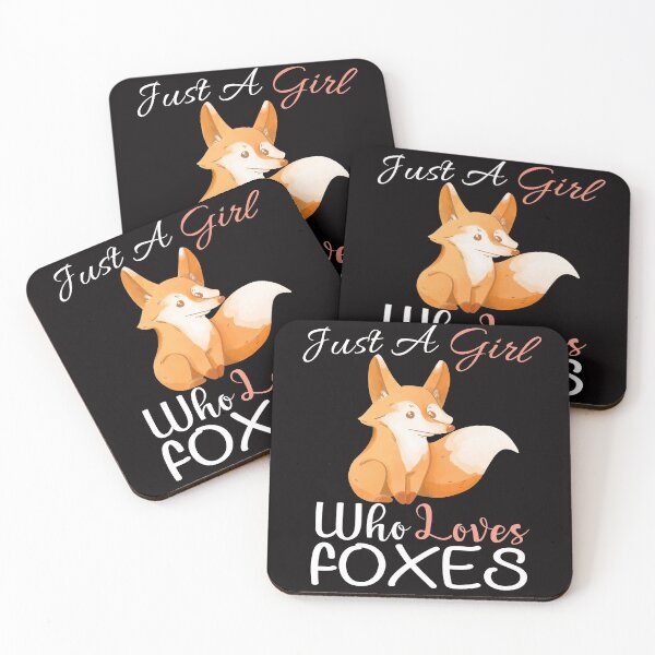 Item preview, Just A Girl Who Loves Foxes designed and sold by PRINTED ..