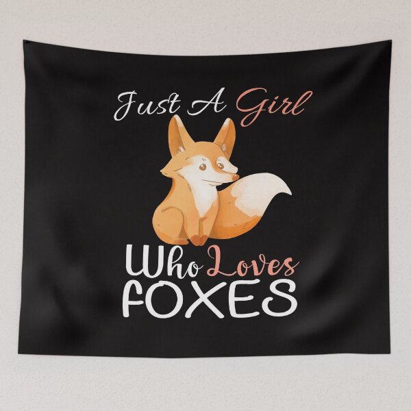 Item preview, Just A Girl Who Loves Foxes designed and sold by PRINTED ..