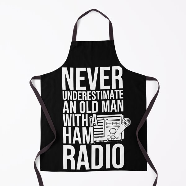 Item preview, Never Underestimate an Old Man with a Ham Radio Funny Dad designed and sold by MarioShirtWorld.