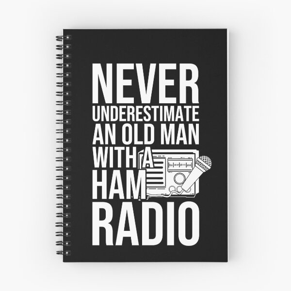 Item preview, Never Underestimate an Old Man with a Ham Radio Funny Dad designed and sold by MarioShirtWorld.