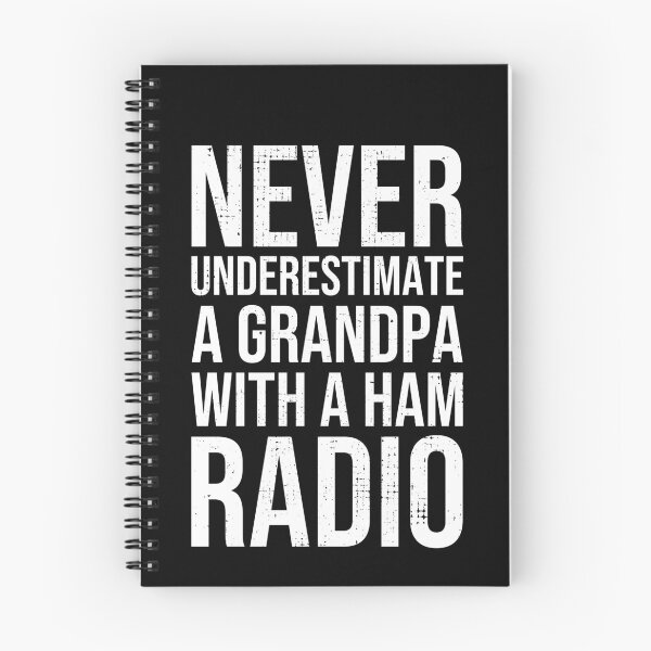 Item preview, Funny Never Underestimate an Old Man with a Ham Radio Gift designed and sold by MarioShirtWorld.