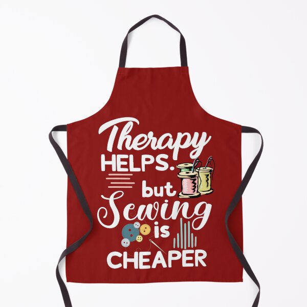 Item preview, Sewing is Cheaper than Therapy Gift for Sew Hobbyists designed and sold by WOW TeesAndThings.