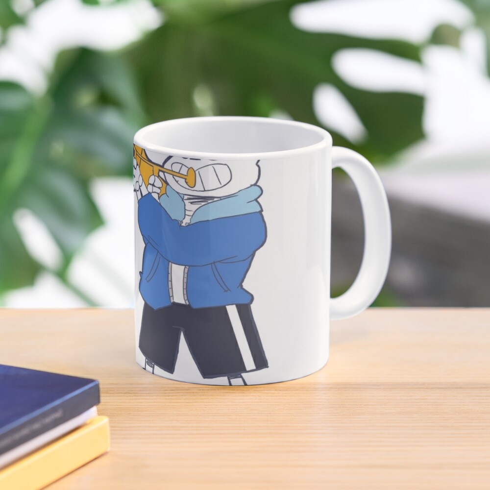 Sans From Undertale Playing The Trombone Mug By Awesomedude99