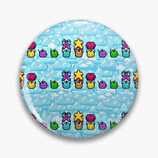 Item preview, Stardew Valley junimos pattern blue designed and sold by jellyrelish.