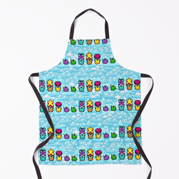Item preview, Stardew Valley junimos pattern blue designed and sold by jellyrelish.