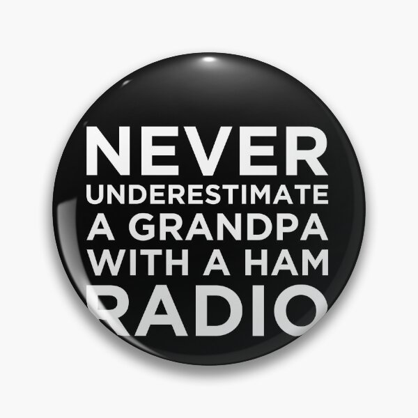 Item preview, Funny Never Underestimate a Grandpa with a Ham Radio Gift designed and sold by MarioShirtWorld.