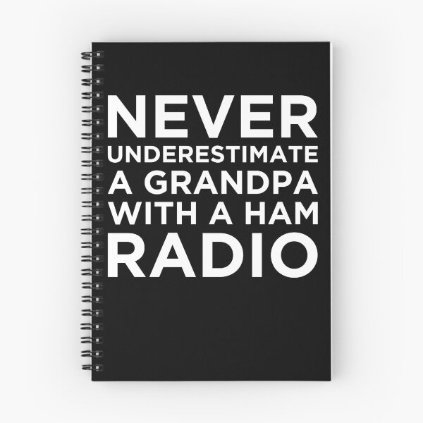 Item preview, Funny Never Underestimate a Grandpa with a Ham Radio Gift designed and sold by MarioShirtWorld.
