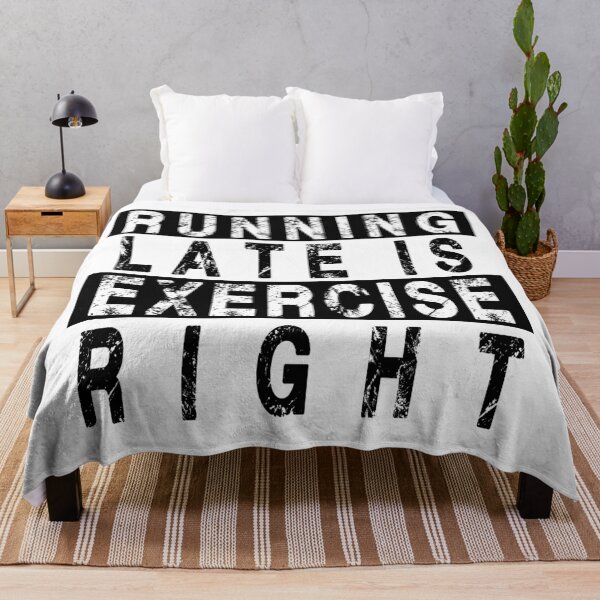 Item preview, Running late is exercise right? designed and sold by rokojin.