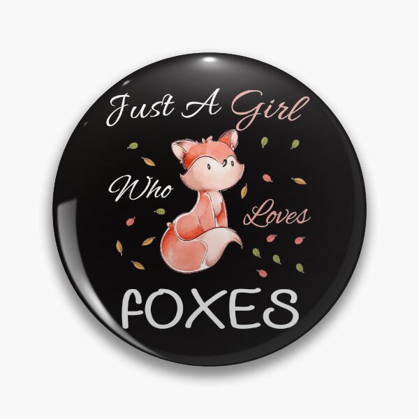 Item preview, Just A Girl Who Loves Foxes designed and sold by PRINTED ..