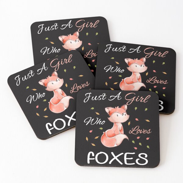 Item preview, Just A Girl Who Loves Foxes designed and sold by PRINTED ..
