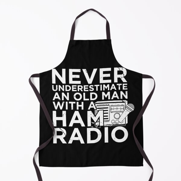 Item preview, Never Underestimate a Grandpa with a Ham Radio Amateur Radio designed and sold by MarioShirtWorld.