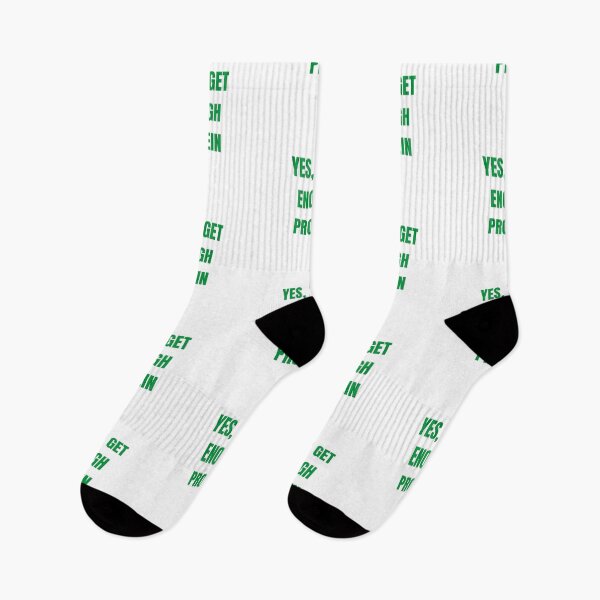 Item preview, Yes, I Get Enough Protein - Vegan athlete funny gift (green) designed and sold by Inspirationmotivation.